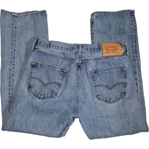 Levi's 501 Button fly 33 x 30 High waist Wedgie - Picture 5 of 13